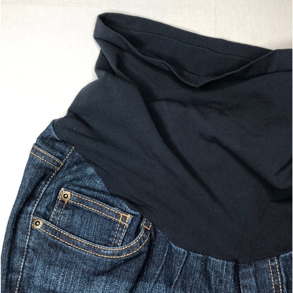 Motherhood Maternity Straight Leg with Belly Band Jeans - Picture 4 of 10